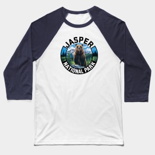 Jasper National Park Jasper's Bear Baseball T-Shirt